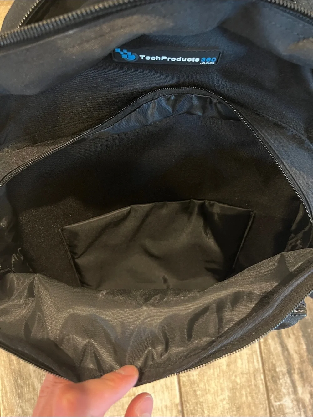 Black Men's Commuter Laptop Backpack